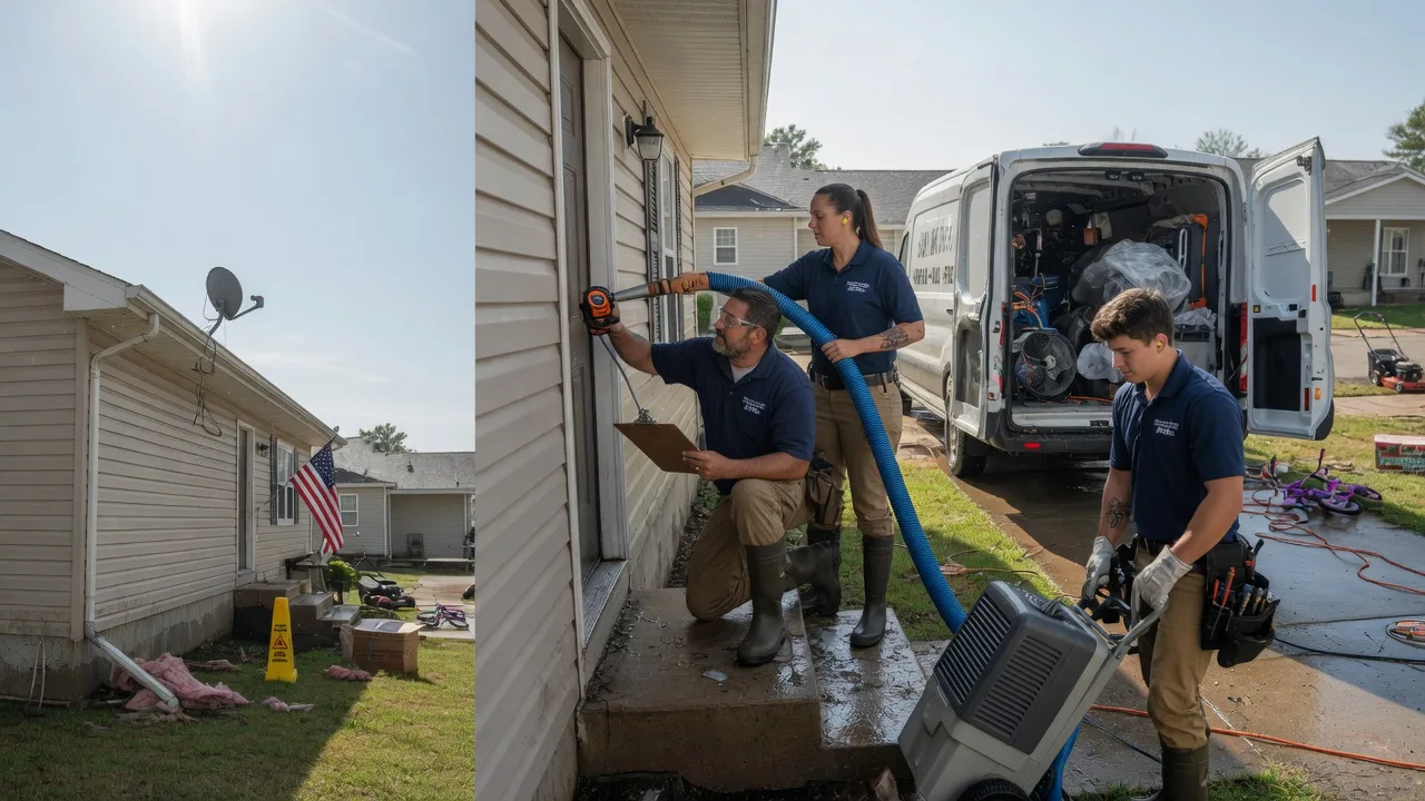 Ceiling Water Damage Restoration in Manvel, ND near me